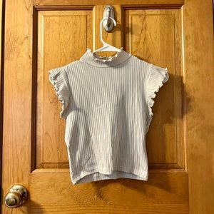 Zara Basic Cream Top Size Small